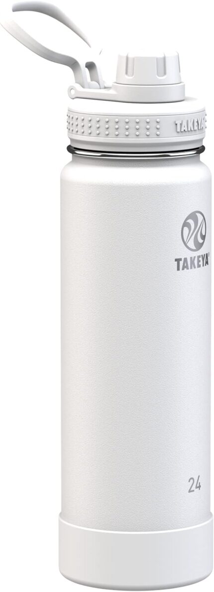 Takeya Actives 24 oz Vacuum Insulated Stainless Steel Water Bottle with Spout