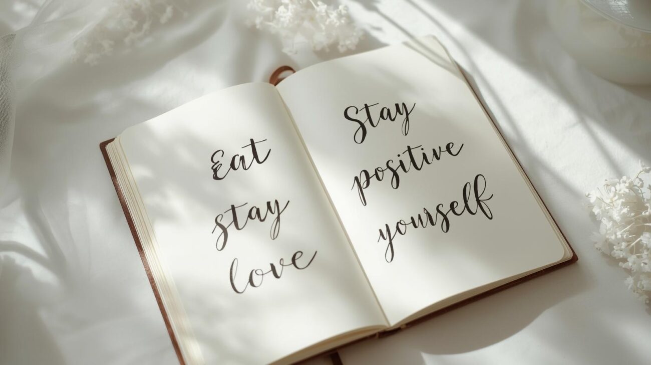 Motivational message reflecting lessons from Lizzo’s weight loss diet.